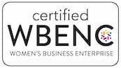 Certified WBENC Pantone w k text